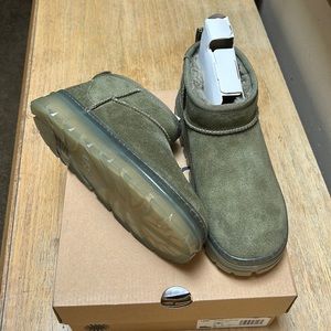 Brand Olive Ultra Mini Ugg Boots